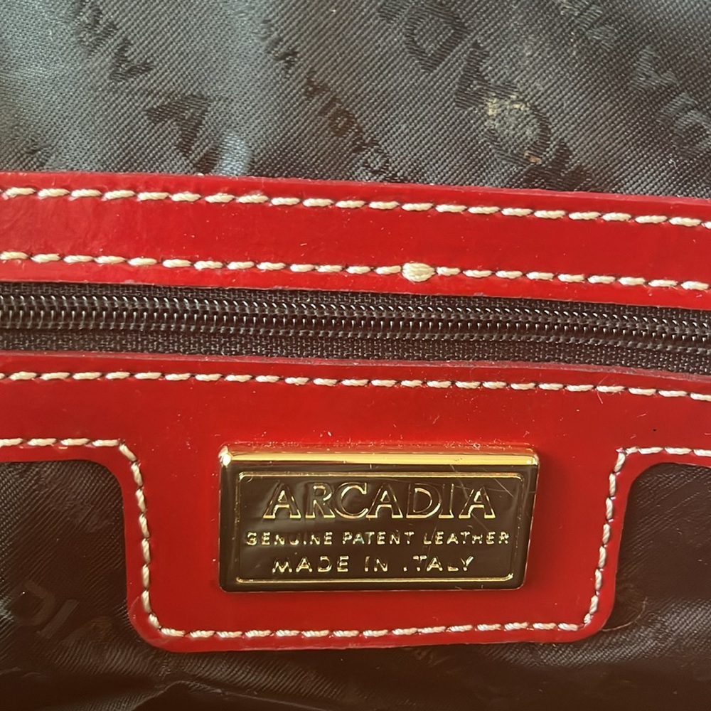 Arcadia Patent Leather Dome Purse - Picture 8 of 13
